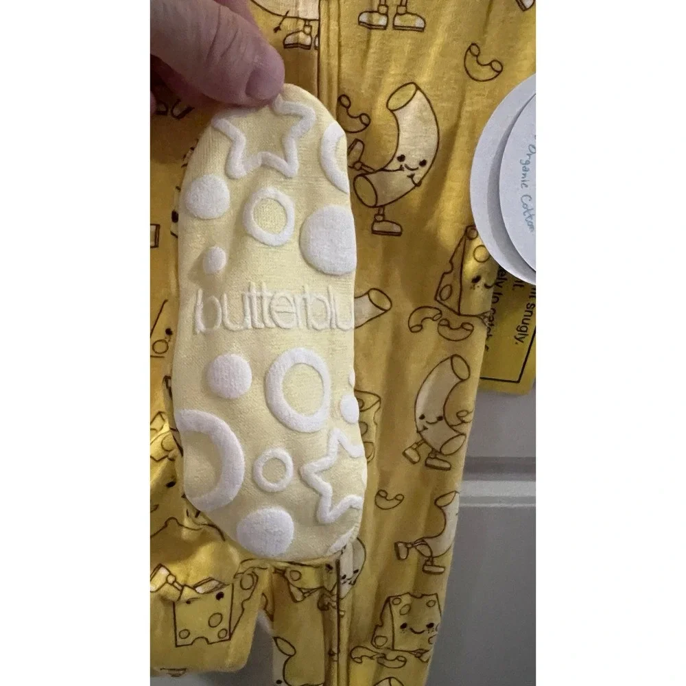 Butterblu 12m Mac & Cheese Bodysuit-Organic Cotton